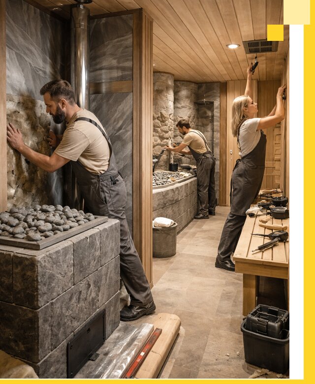 Строительство бань и SPA процедур в Южноуральске под ключ и отделкой