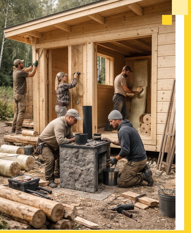 Купить баню под ключ в Южноуральске строительство монтаж отделка