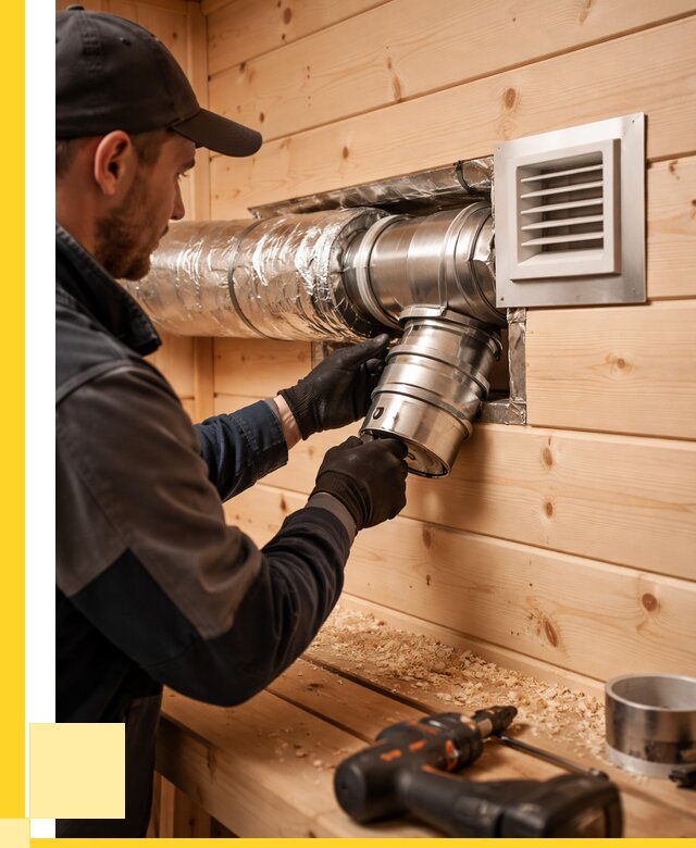 Монтаж вентиляции бани в Южноуральске от 13123 р. | ЭриданЖрк