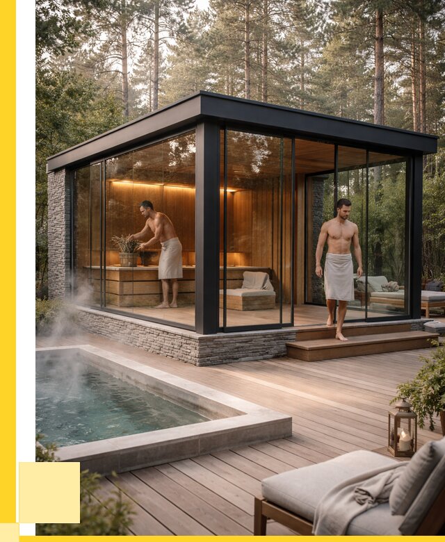 Стеклянные бани и двери в Южноуральске от 492120 р. | ЭриданЖрк