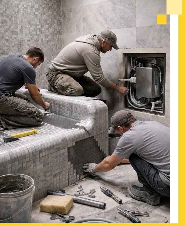 Проекты хамамов под ключ в Южноуральске и дизайн и строительство