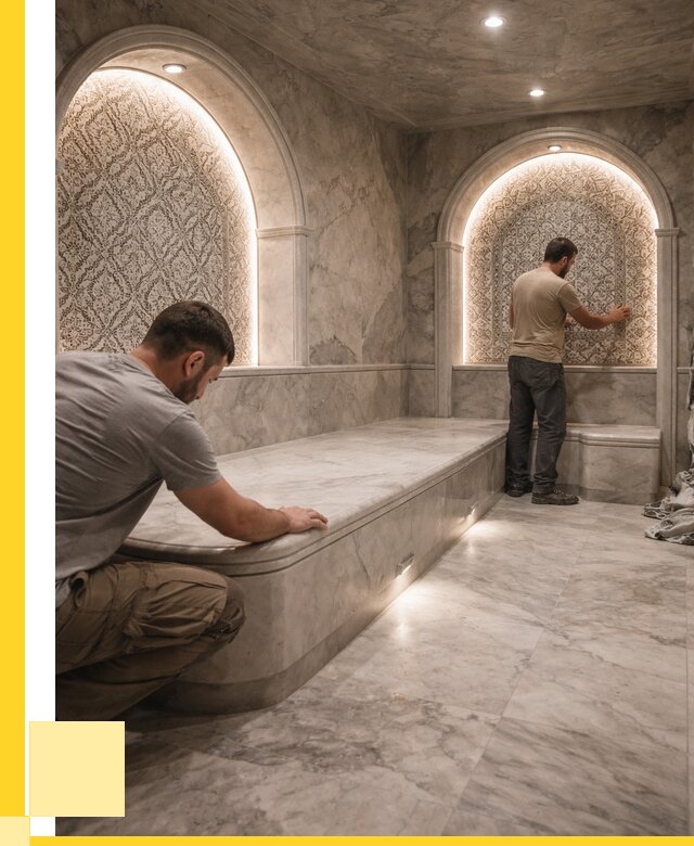 Турецкие бани под ключ в Южноуральске от 273400 р. | ЭриданЖрк