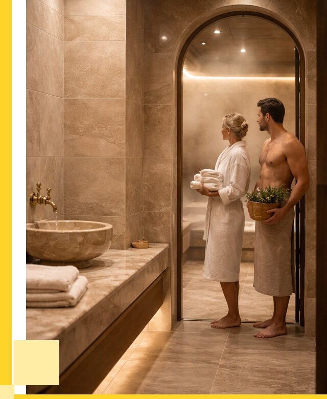 Проект и монтаж сауны и хамама в Южноуральске от 382760 р., ЭриданЖрк