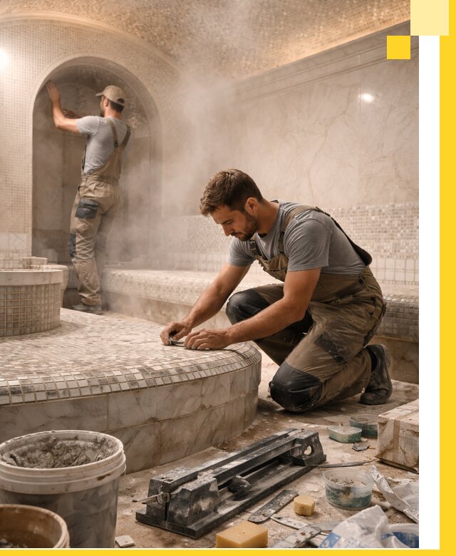 Профессиональный дизайн хамама и SPA под ключ в Южноуральске