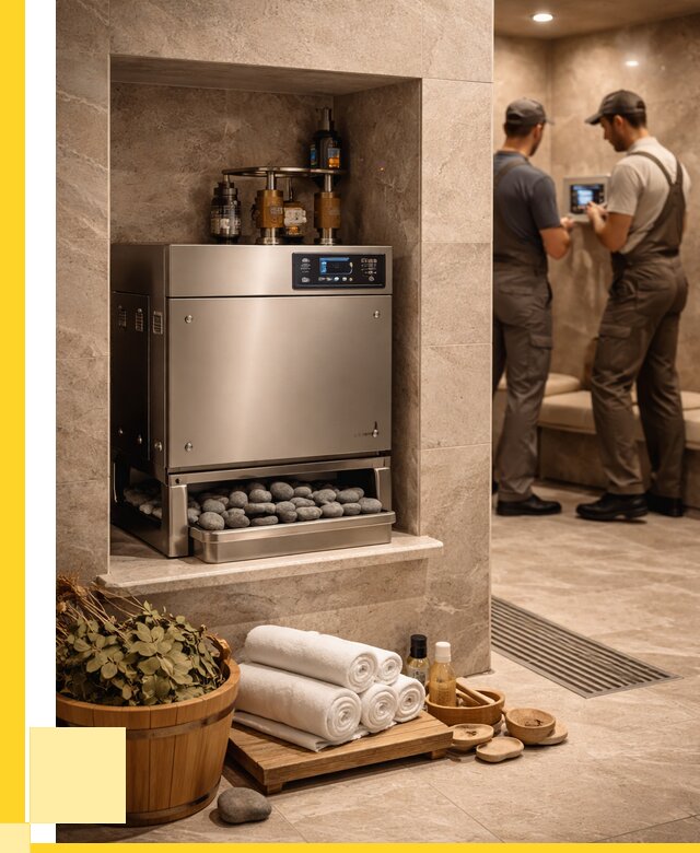 Парогенераторы для хамама в Южноуральске от 82020 р. | ЭриданЖрк