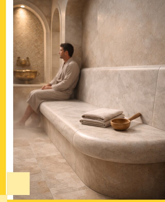 Сиденья для хамама в Южноуральске под ключ от 13123 р. | ЭриданЖрк