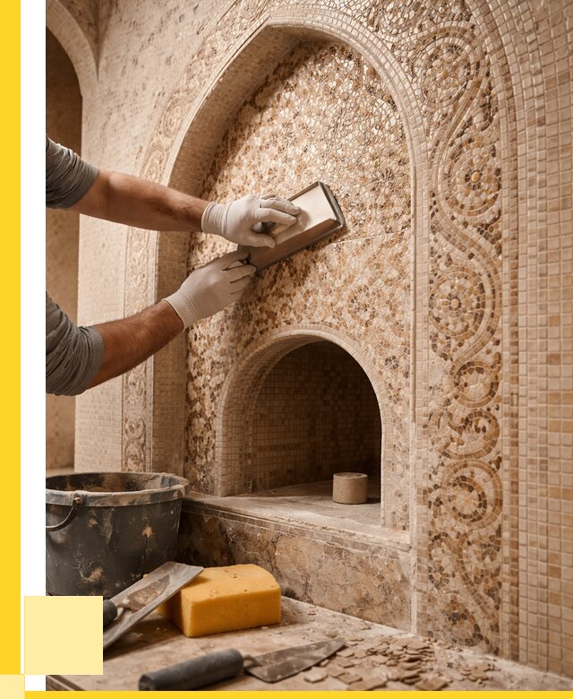 Мозаика для хамама в Южноуральске под ключ от 5468 р. | ЭриданЖрк