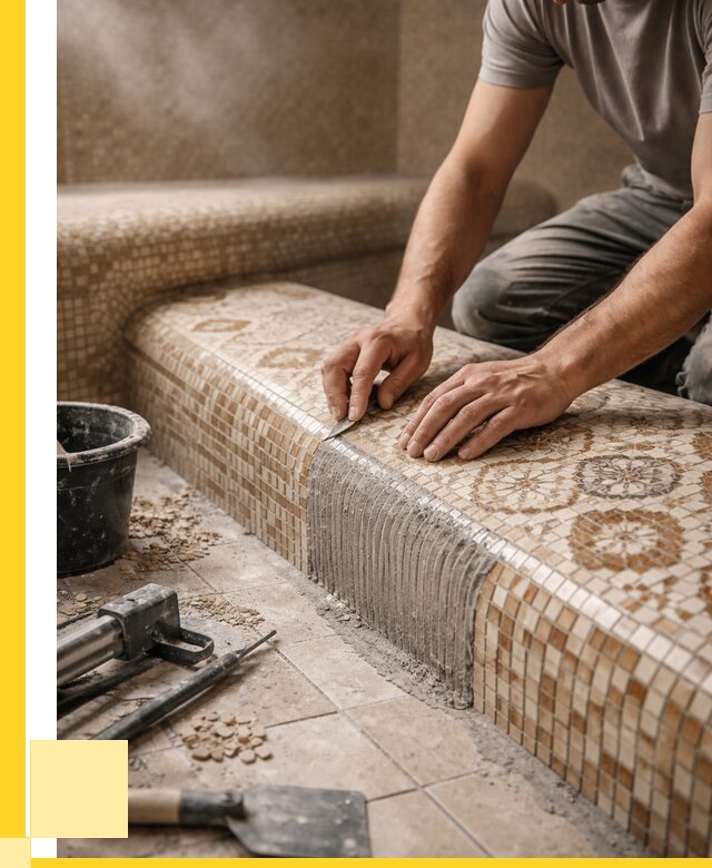 Плитка для хамама под ключ в Южноуральске от 3828 р. | ЭриданЖрк