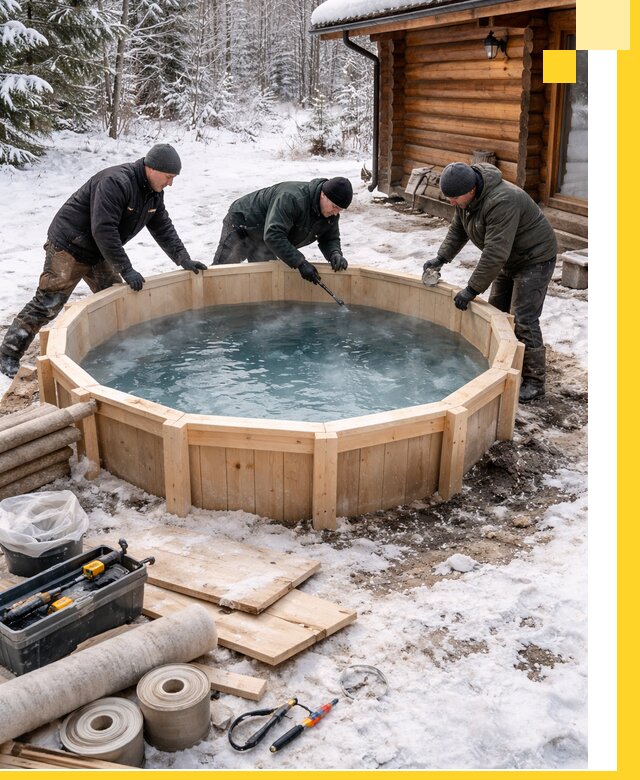 Изготовление и установка ледяных купелей под ключ в Южноуральске