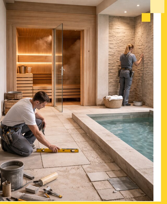 Комплексный дизайн и отделка интерьеров SPA под ключ в Южноуральске